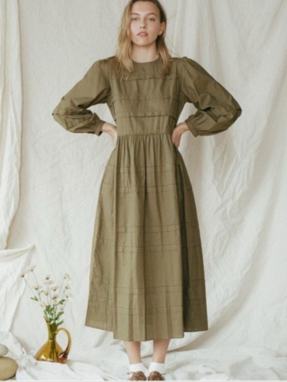 womens beautiful Christy dawn green mae dress size small